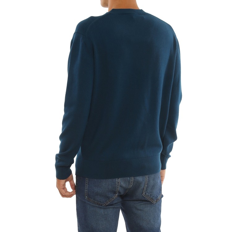 Shop Kenzo Blue Wool Sweater
