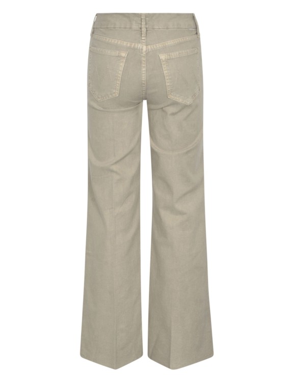 Shop Mother Agate Grey Stretch-cotton Wed Denim Jeans