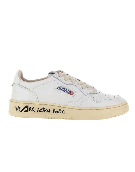 AUTRY WHITE LEATHER MEDIALIST LOW-TOP SNEAKER,daefc2df-795b-02e3-beeb-d40eb4dca2c4