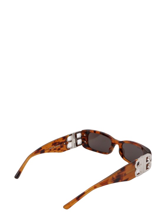 Shop Balenciaga Acetate Sunglasses In Brown