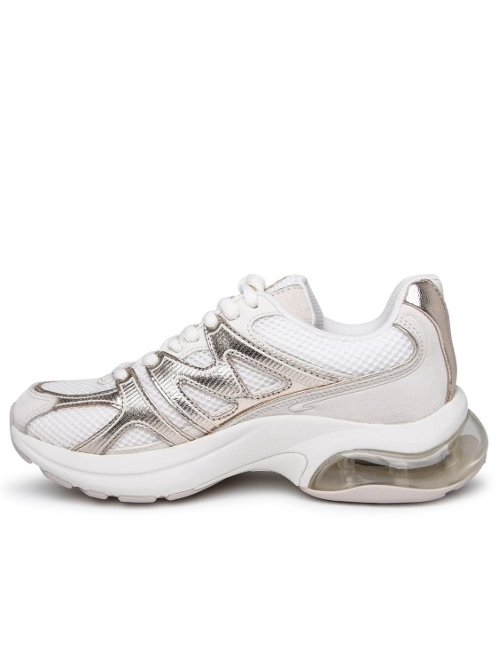 Shop Michael Michael Kors Active Sneakers In White Fabric
