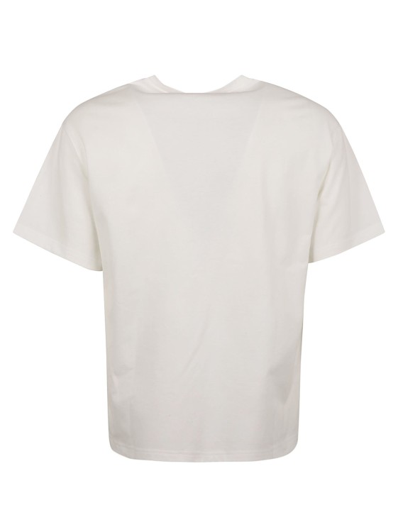 Shop Etro Chalk White Pegaso-embroidered Cotton T-shirt