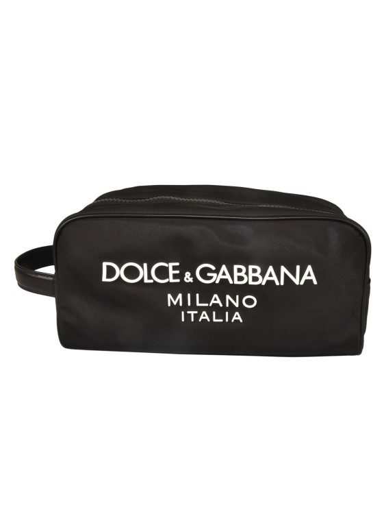 Shop Dolce & Gabbana Wash Bag In Black