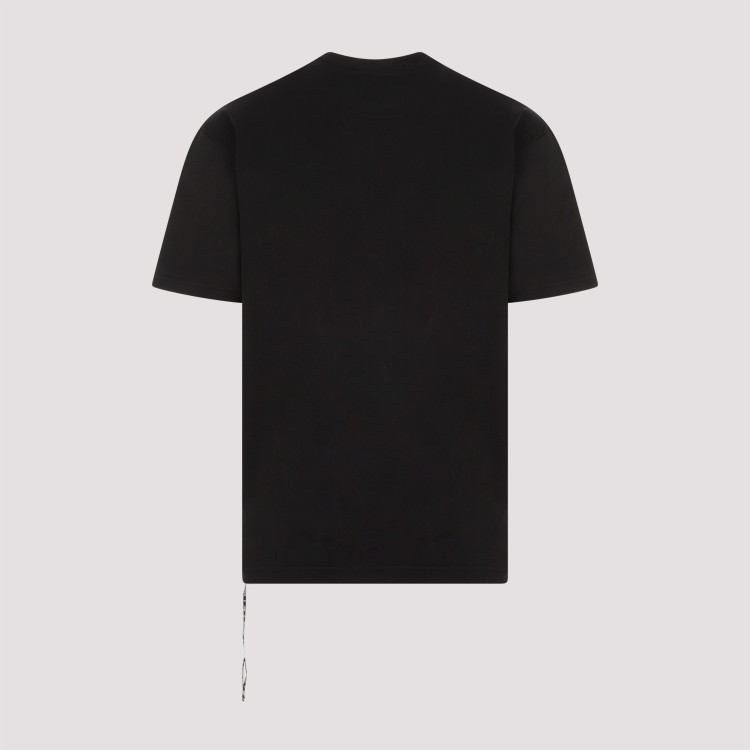 Shop Mastermind World I Love Mw Black Cotton T-shirt