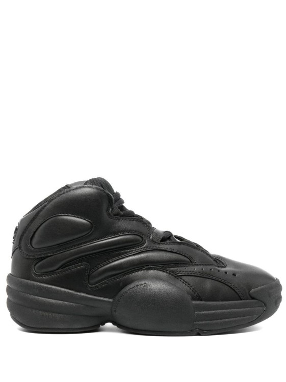 Shop Alexander Wang Padded-panel Low-top Sneakers In Black