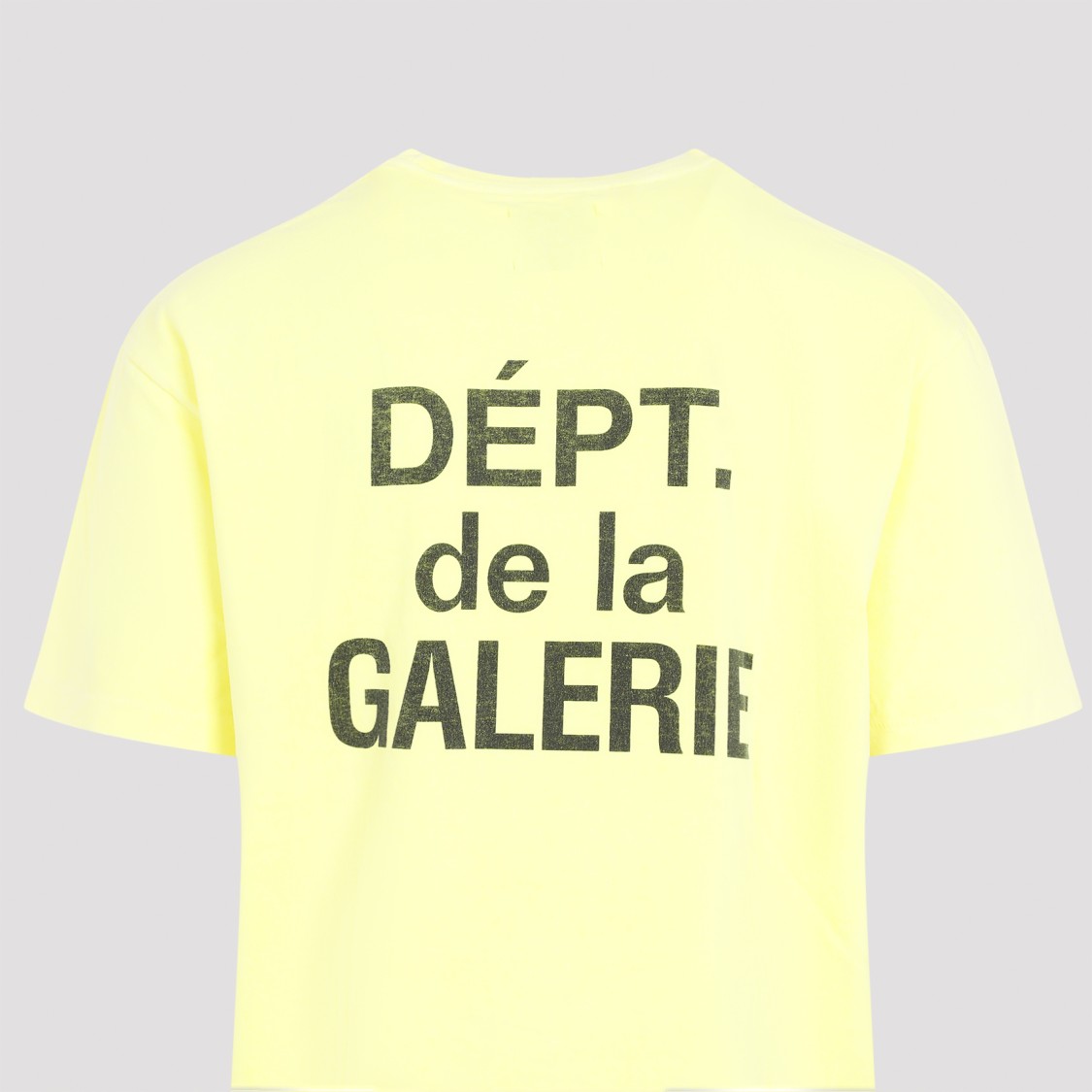 Shop Gallery Dept. Flo Yellow Cotton French Tee