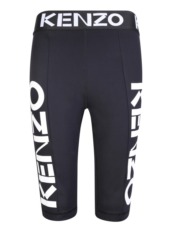 Kenzo Blue Logo Cyclists In Blue