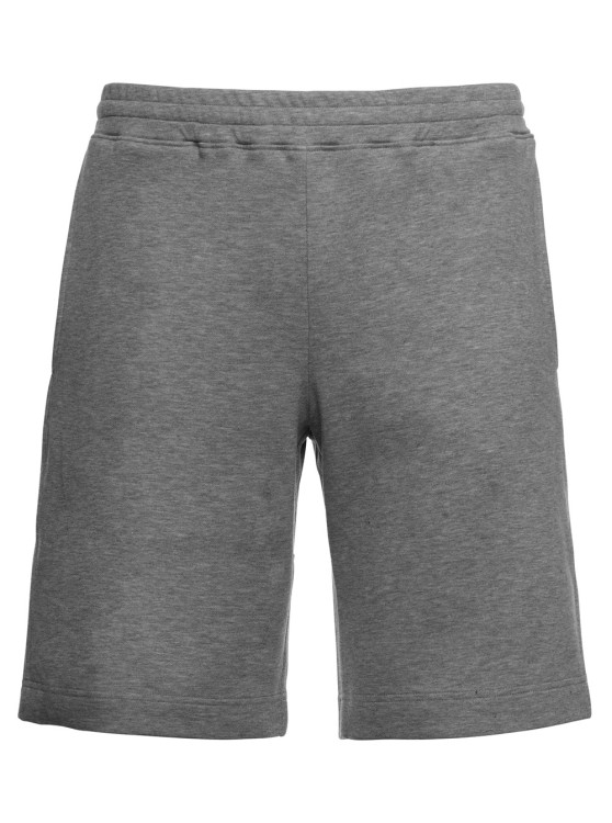 Gaudenzi Grey Cotton Bermuda Shorts With Drawstring