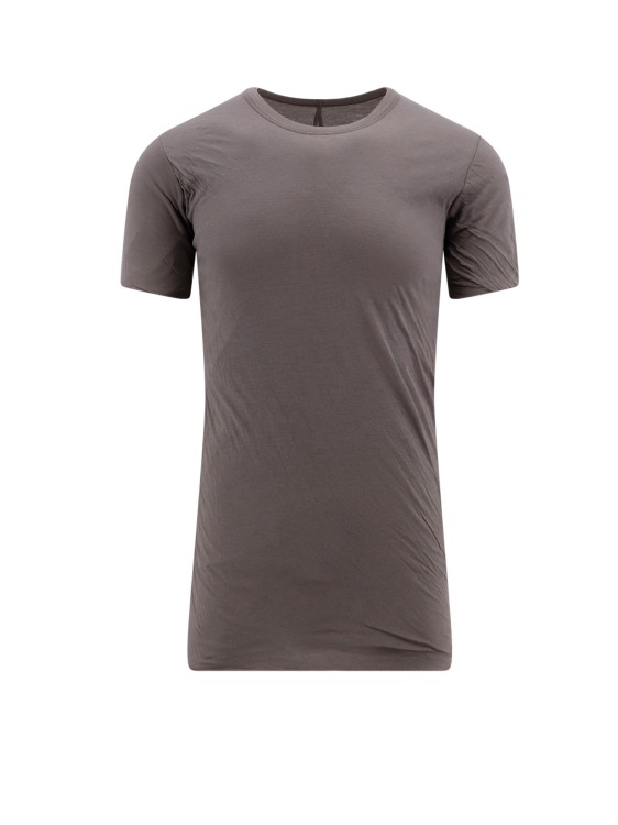 Shop Rick Owens Organic Cotton T-shirt In Grey