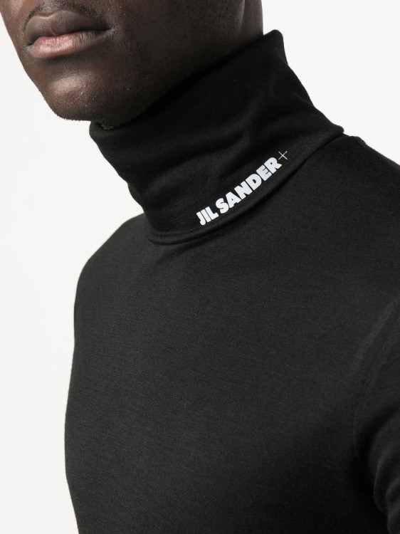 Shop Jil Sander Roll-neck Jumper In Black