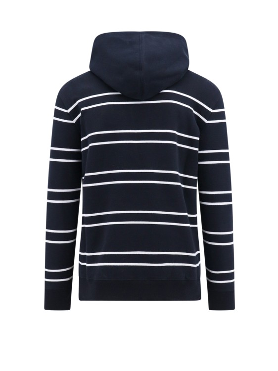 Shop Saint Laurent Cotton Sweatshirt With Ton Sur Ton Embroidered Logo In Black