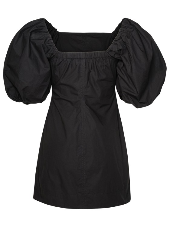 Shop Ganni Black Cotton Dress
