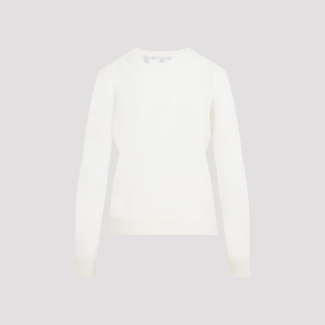 Theory Crewneck Cashmere Sweater In White