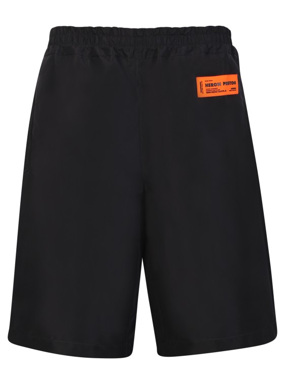 Shop Heron Preston Black Mid Length Shorts
