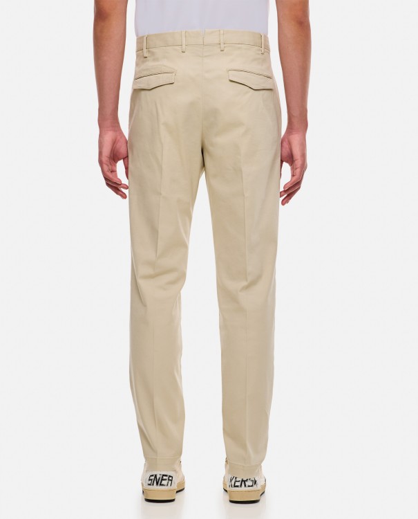Shop Pt01 Cotton Trousers In Neutrals