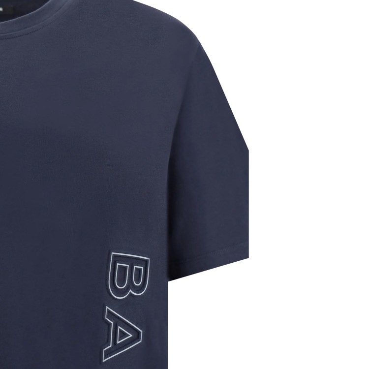 Shop Balmain Reflect Cotton T-shirt In Blue