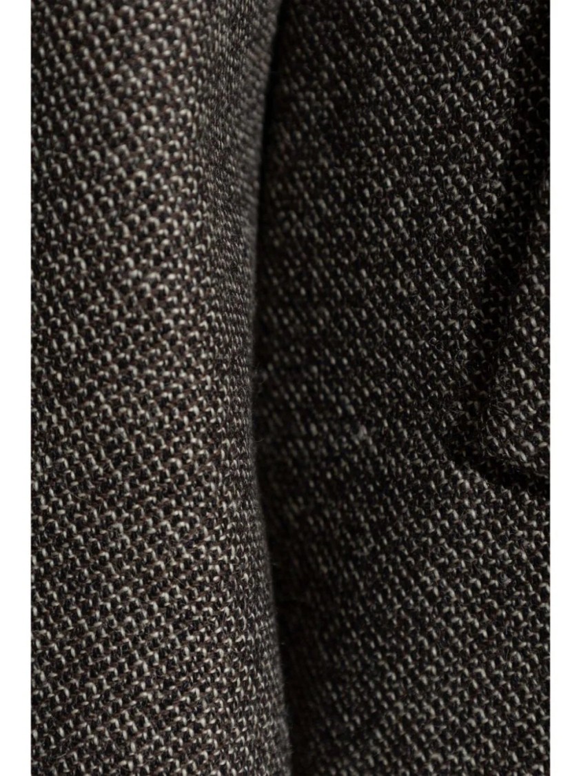Ami Alexandre Mattiussi Ami Paris Single Breasted Fitted Jacket In Brown