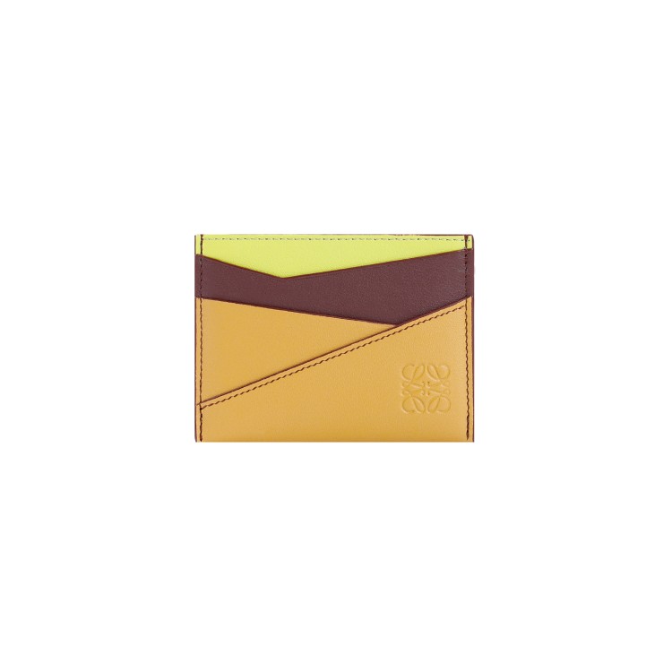 Loewe Puzzle Plain Cardholder In Multicolor
