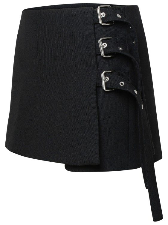 Shop Ambush Buckles Miniskirt In Black