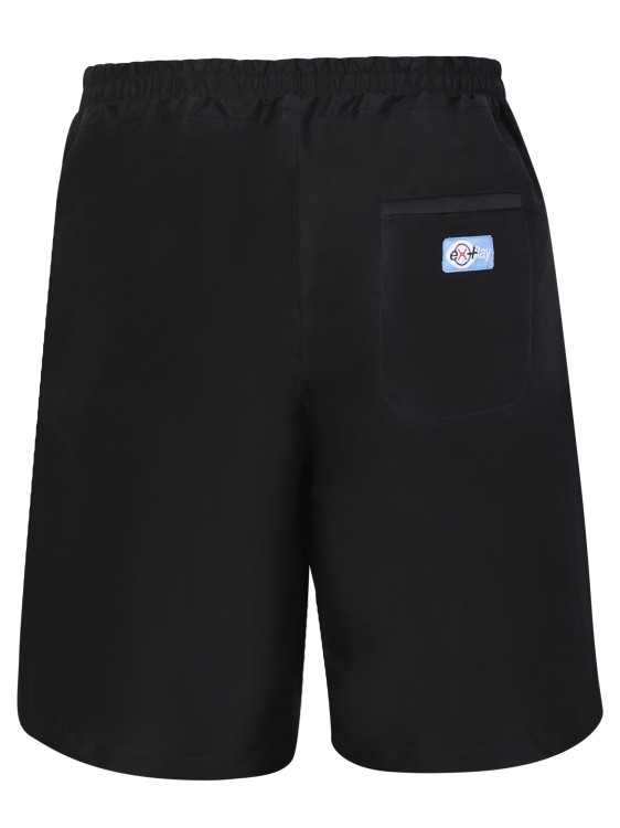 Shop Heron Preston Black Mid Length Shorts