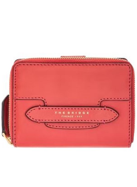 The Bridge Pink Leather Wallet