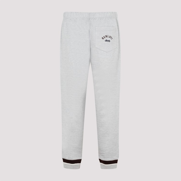 Shop Berluti Silver Grey Cotton Pants