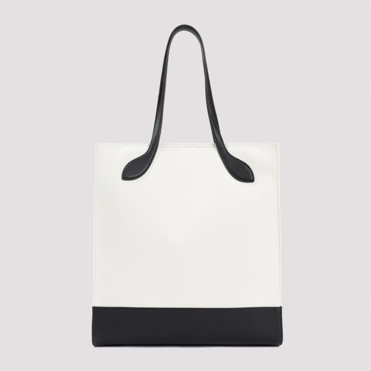 Bally Logo Tote Bag In White