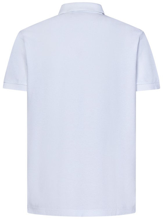 Shop Dsquared2 Polo Shirt With Logo Patch In White