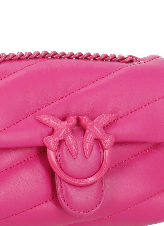 Shop Pinko Love Baby Puff Shoulder Bag In Pink