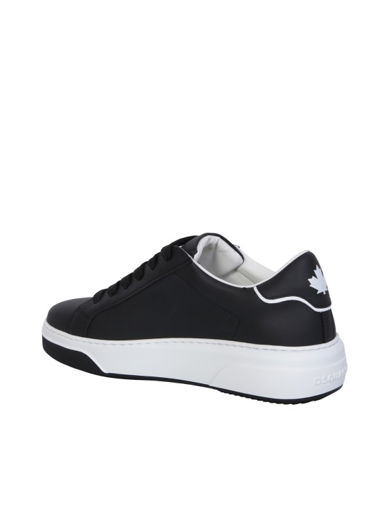 Dsquared2 Man Sneakers Black Size 9 Leather In Black