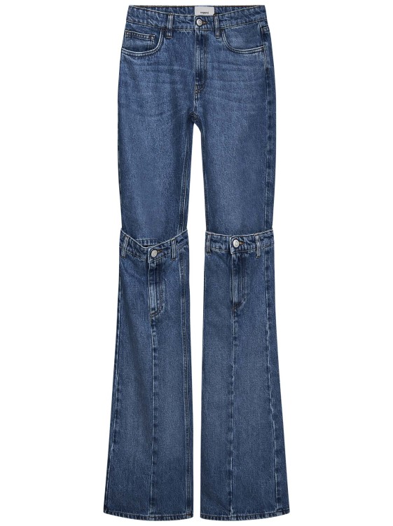 Shop Coperni Wide-leg Jeans In Blue