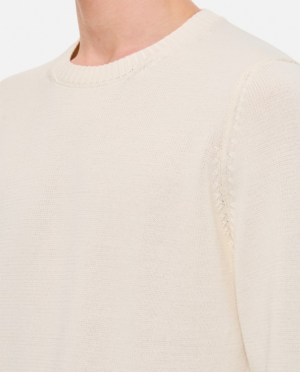 Shop Drumohr Crewneck Sweater In Neutrals
