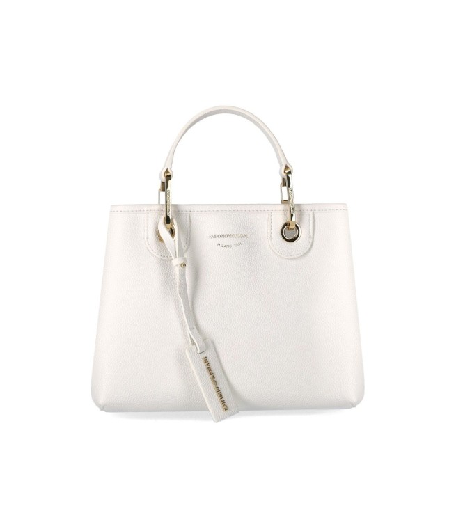 Emporio Armani Myea Perla Tabacco Mini Shopping Bag In Neutrals