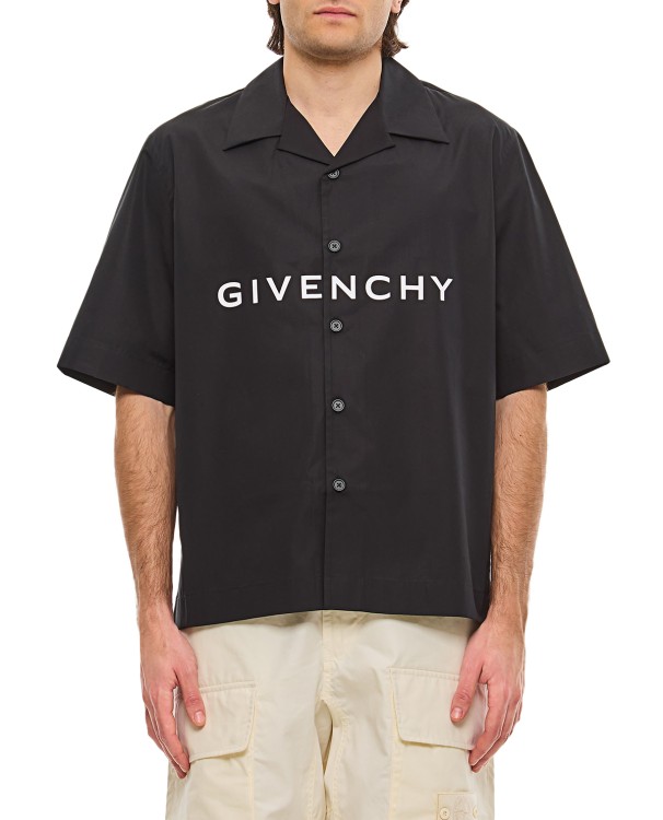 Givenchy Bowling Shirt In Black