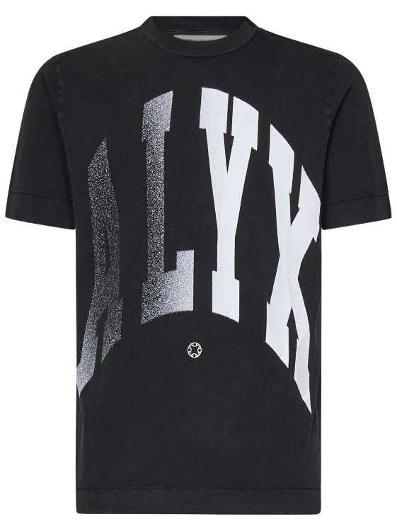 Shop Alyx Unisex Printed T-shirt In Black