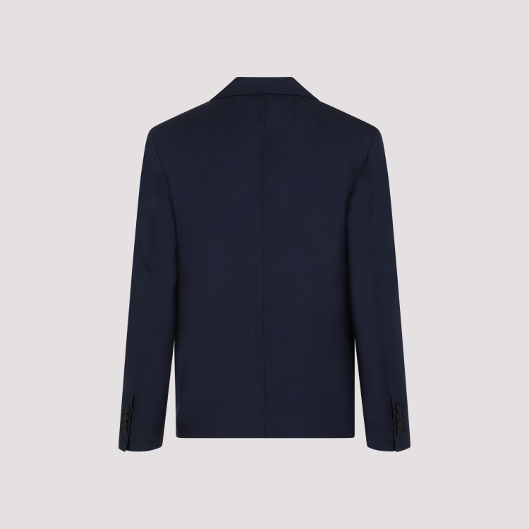 Shop Jacquemus Dark Navy La Veste Cabri Jacket In Blue