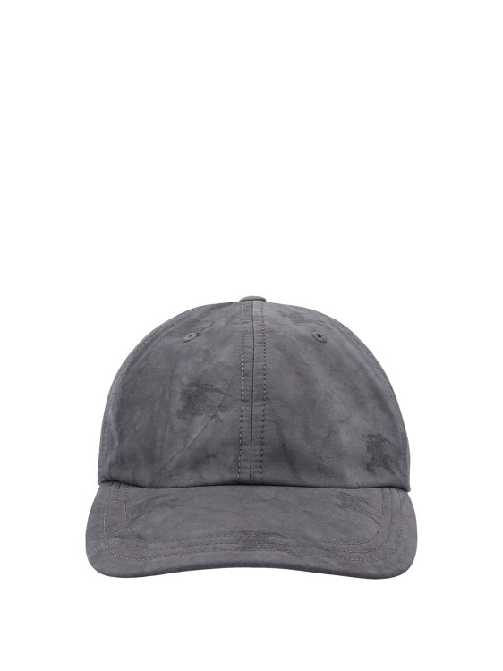 Shop Burberry Tech Cotton Hat In Grey