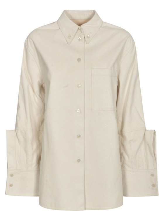 Shop Jil Sander Light Beige Cotton Shirt In Neutrals