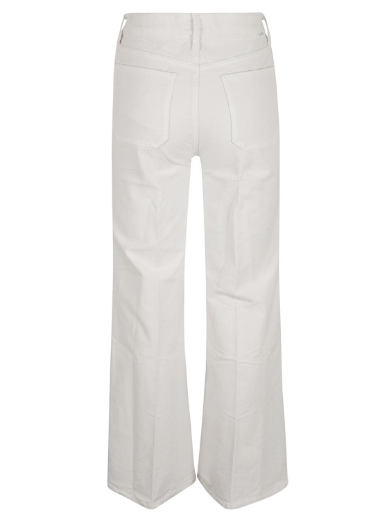 Shop Mother Flared Trousers In White