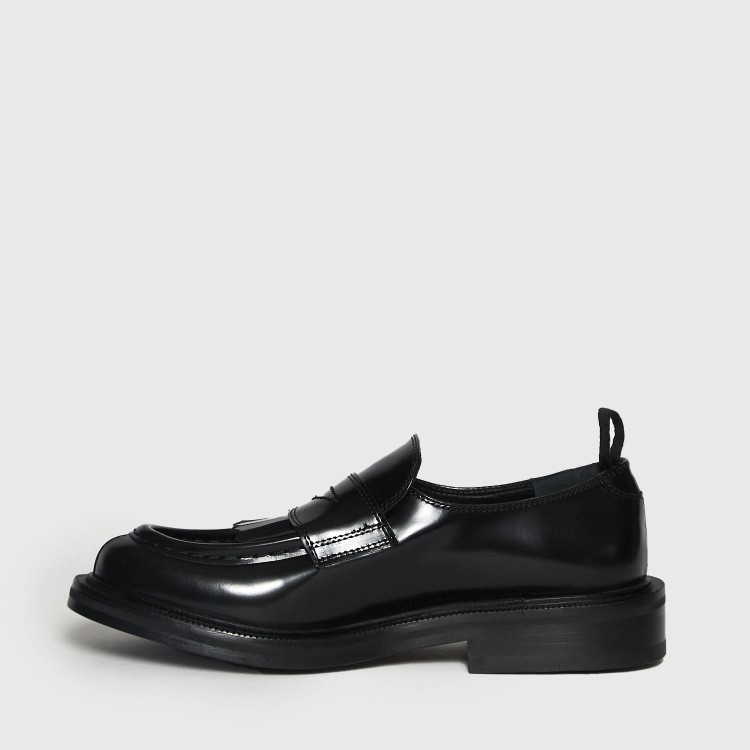 Shop Alexander Hotto Moccasin 64661 In Black Leather