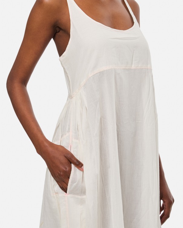 Shop Injiri Cotton Slip Dress In White
