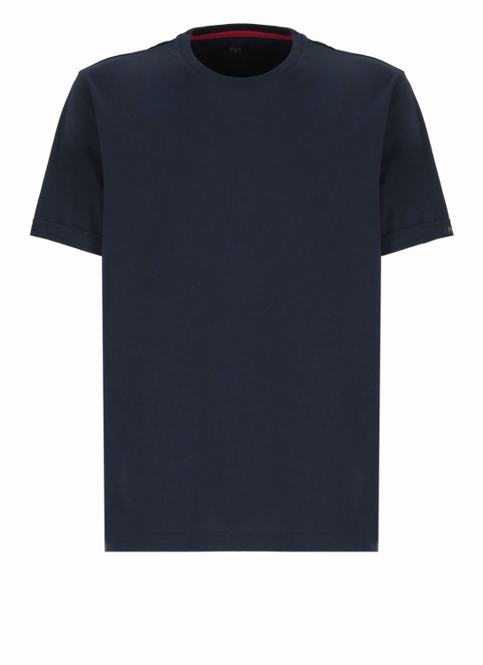 Shop Fay Logoed T-shirt In Blue