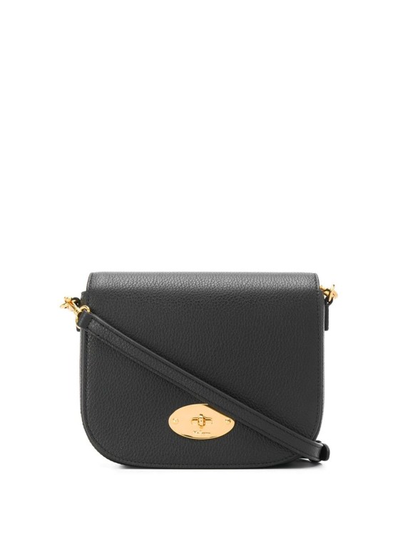 Shop Mulberry Small Darley Satchel In Black