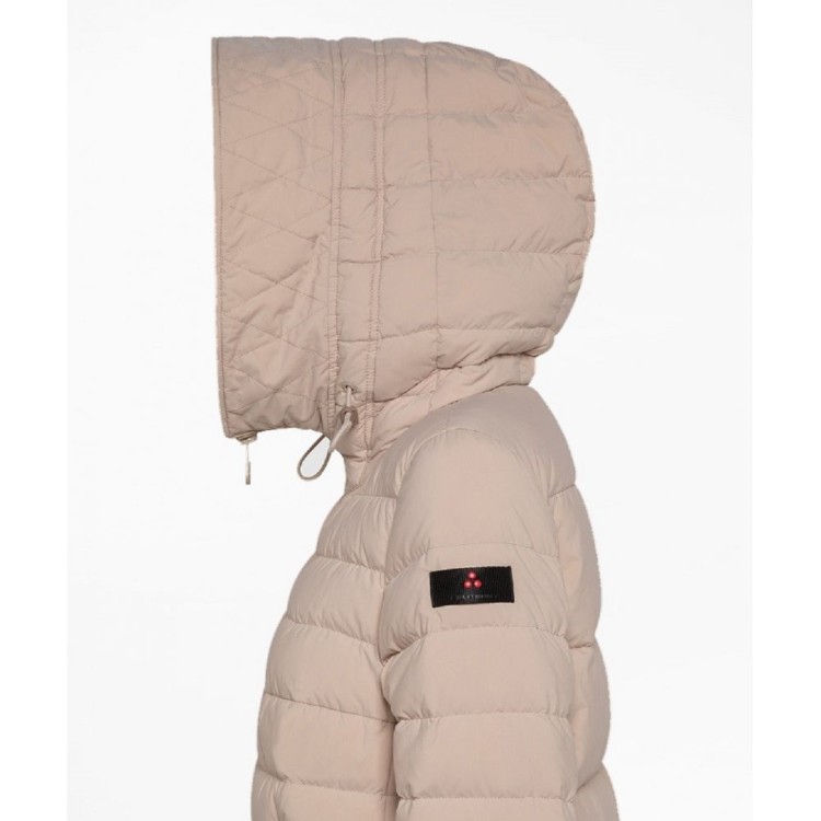Shop Peuterey Natural Down Quilted Duvet Jacket In Neutrals