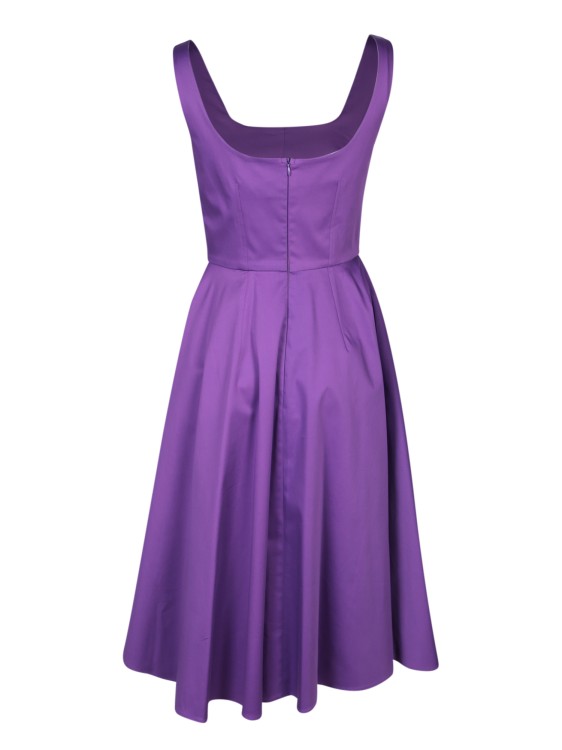 Shop Blanca Vita Sleeveless Midi Dress In Purple