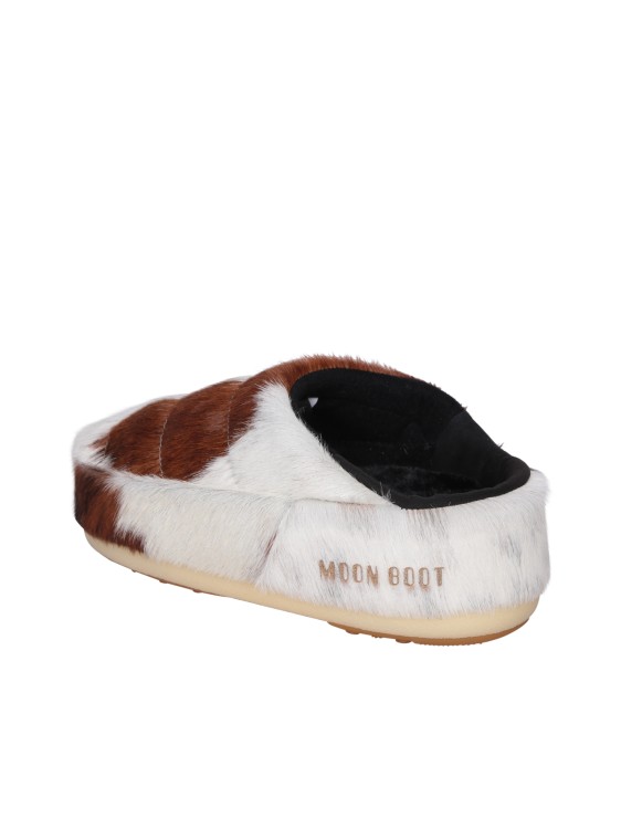 Shop Moonboot Spotted Pattern Mules In White