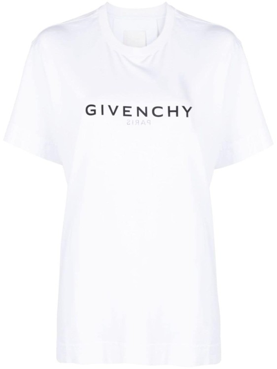 Shop Givenchy White Cotton Jersey T-shirt