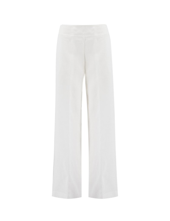 Shop Ermanno Scervino Regular Fit Trousers In White