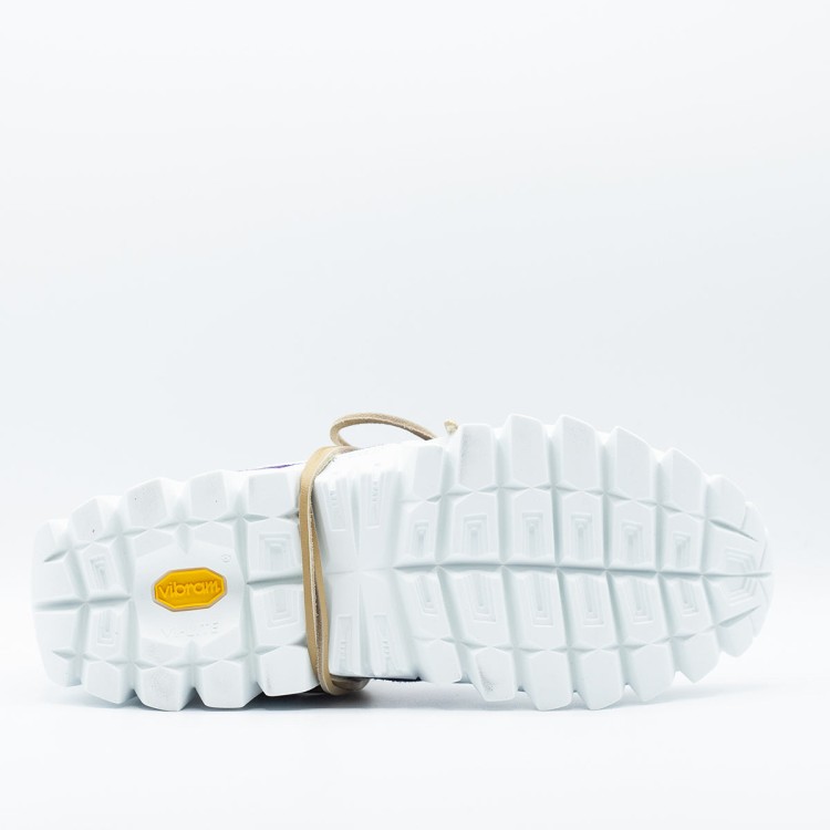 Pantofola D'oro White Soft Suede And Fabric Sneakers In White