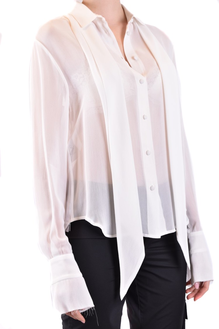 Philosophy Di Lorenzo Serafini Raw-edge Long-sleeve Shirt In Purple
